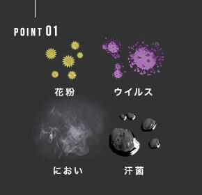 花粉 ウイルス におい 汗菌