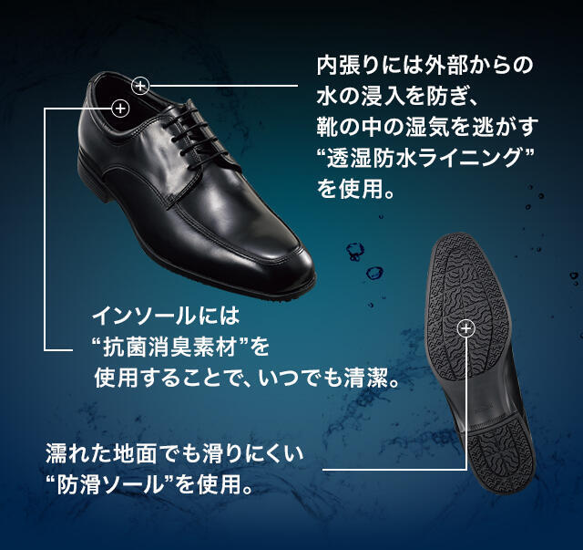 防水防滑シューズ メンズ Aoki公式通販 防水防滑シューズ メンズ Aoki公式通販