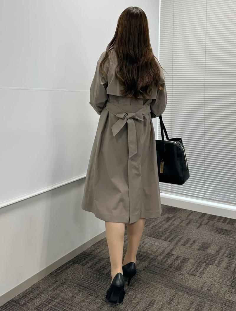 バックリボン結びで可愛らしい後ろ姿に