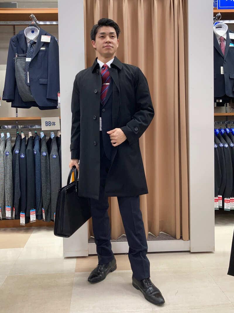 きちんと感のある王道のビジネスコーデ