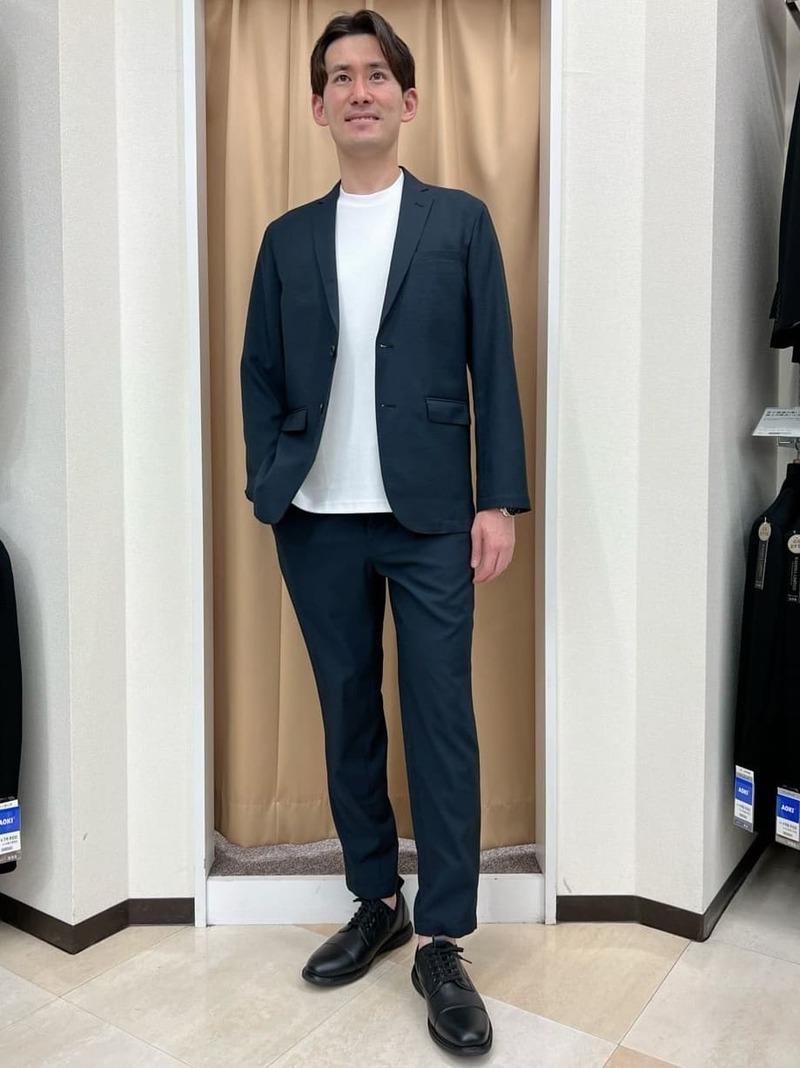 ソフトな着心地のジャケットでさわやかに