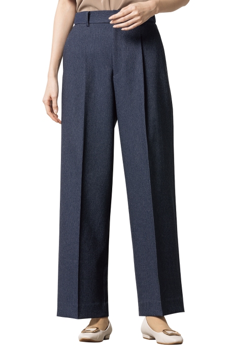 ワイドパンツ front