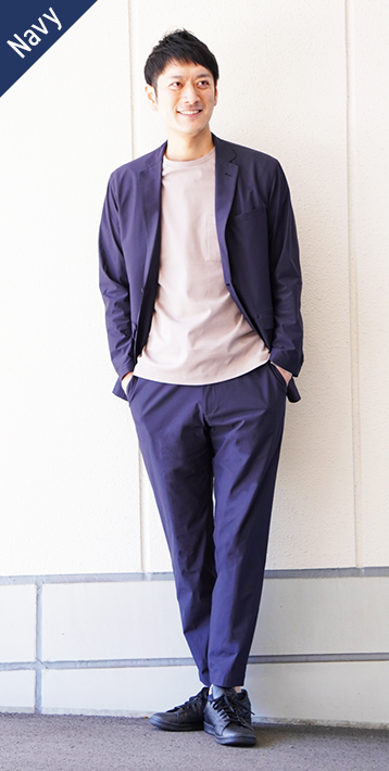 [Online-Only Product] Active work suit Navy