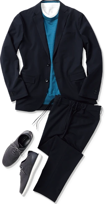 アクティブワークスーツ ネイビーの商品イメージ