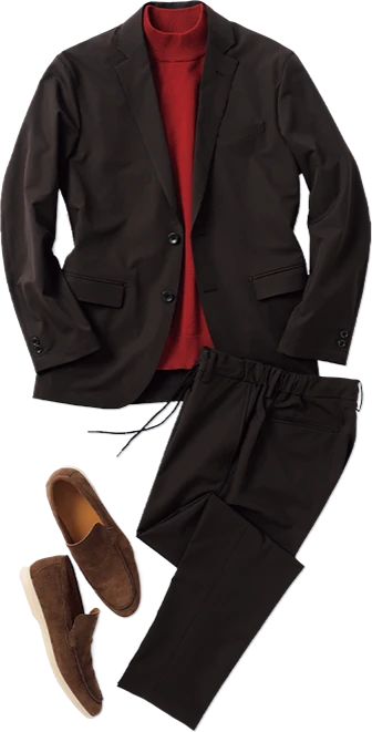 アクティブワークスーツ ダークブラウンの商品イメージ