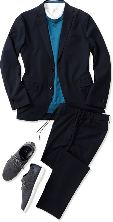 アクティブワークスーツ ネイビーの商品イメージ