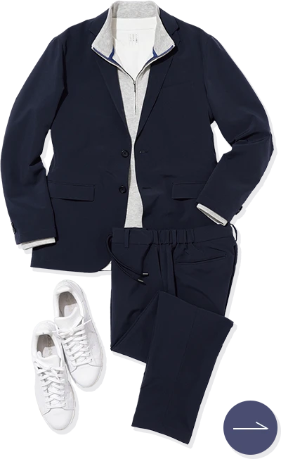 アクティブワークスーツ ネイビーの商品イメージ