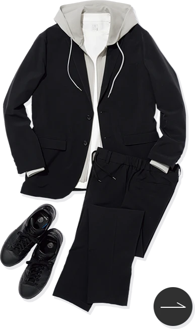 アクティブワークスーツ ブラックの商品イメージ