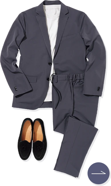 アクティブワークスーツ ブルーグレーの商品イメージ