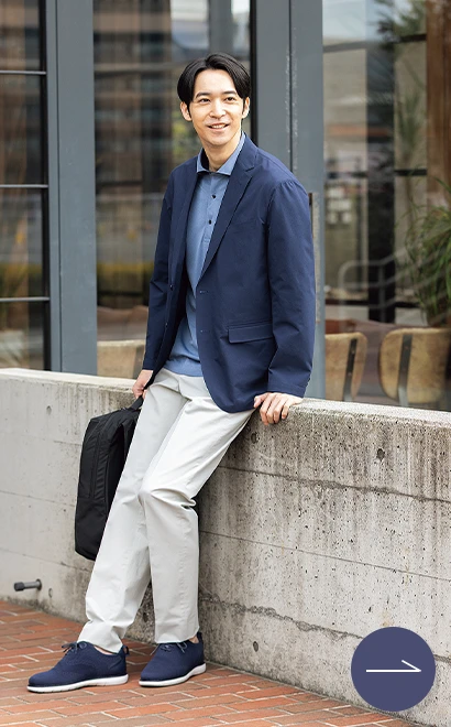 アクティブワークスーツ ジャケット(ネイビー)の商品イメージ