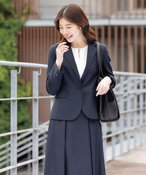 360°キレイ紺無地調スーツ