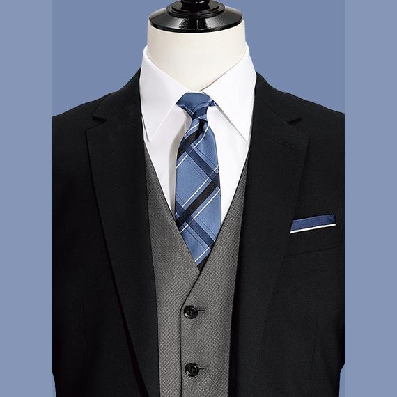 White ＋ Blue（チェック）