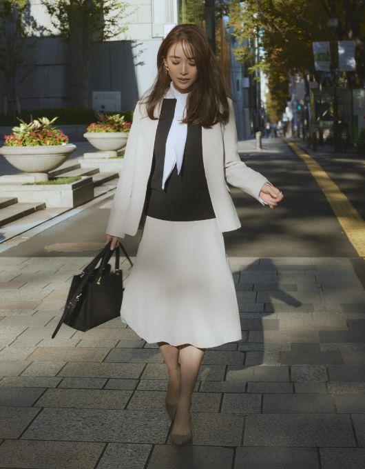Oggi2月号掲載｜AOKI&Oggiコラボ服でつくる「着回し上手」な仕事