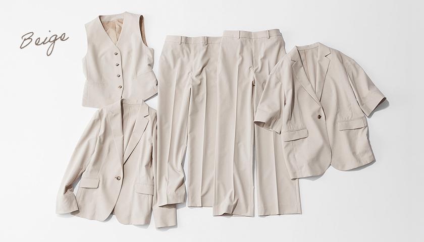 MeWORKのカセット服「ベージュ」