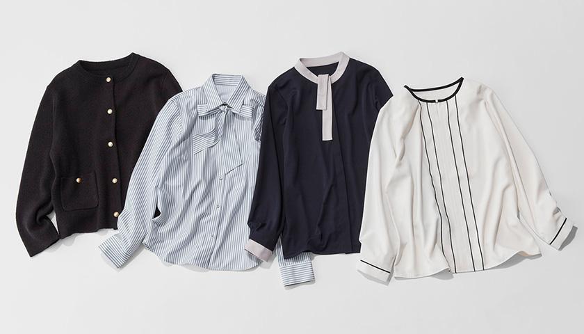 シャツやブラウス、カットソーも！〝MeWORK〟の神ラクトップス