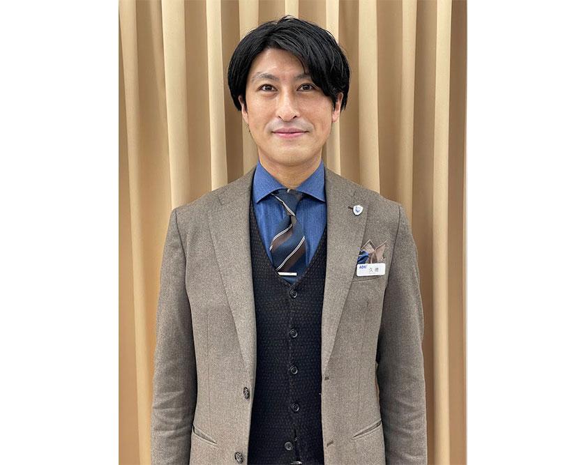 メンズファッション担当:AOKI多摩ニュータウン堀之内店 久徳