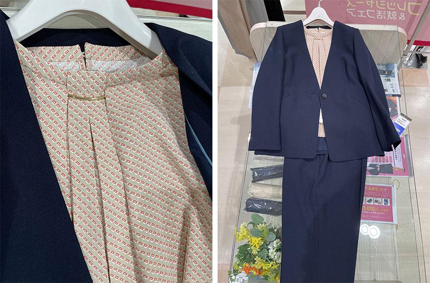 シルエットの異なるセットアップを組み合わせてコーディネートのバリエーションを増やす
