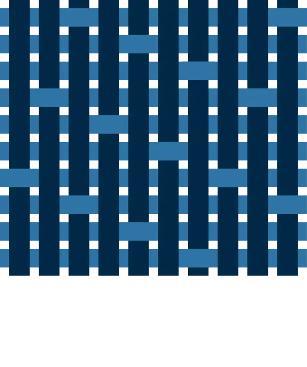 AOKIの多くのフォーマルスーツには、「正礼服」というモーニングなどの高級礼服に用いられる「タキシードクロス」という織りを採用しています。タテ糸とヨコ糸をそれぞれ5本以上使うこの織りにより、緻密で重厚感のある生地に仕上げていくのです。