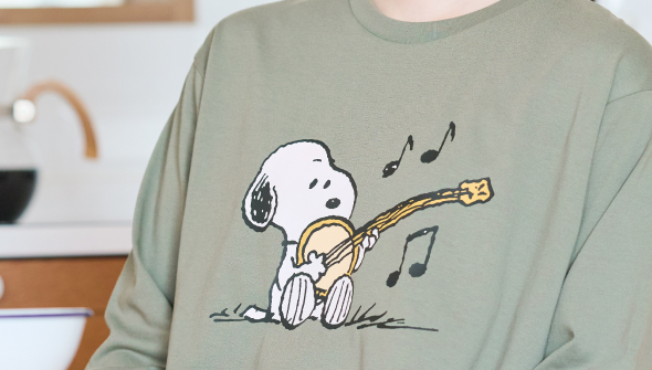 リカバリーケアプラス PEANUTS ルームウェア 長袖&ロングパンツ