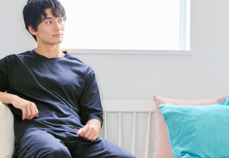 ルームウェア WEB限定モデル 五分袖&七分丈パンツ