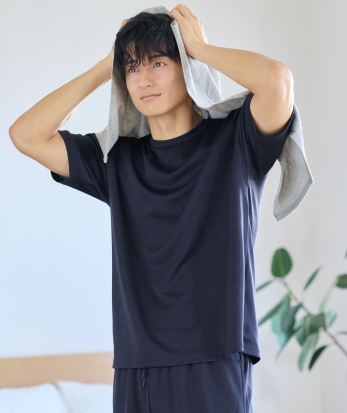 リカバリーケアプラス ルームウェア メッシュ半袖&ハーフパンツ