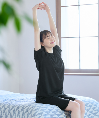 リカバリーケアプラス ルームウェア メッシュ半袖&ハーフパンツ