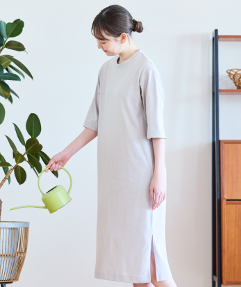 リカバリーケアプラス 五分袖チュニック