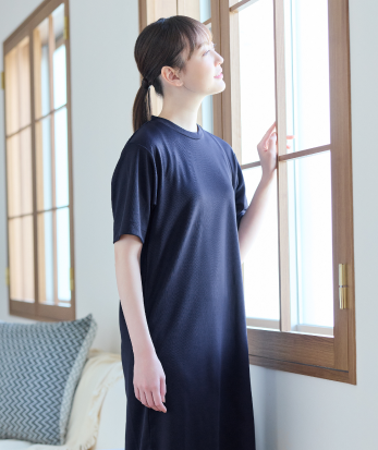 リカバリーケアプラス チュニック メッシュ半袖