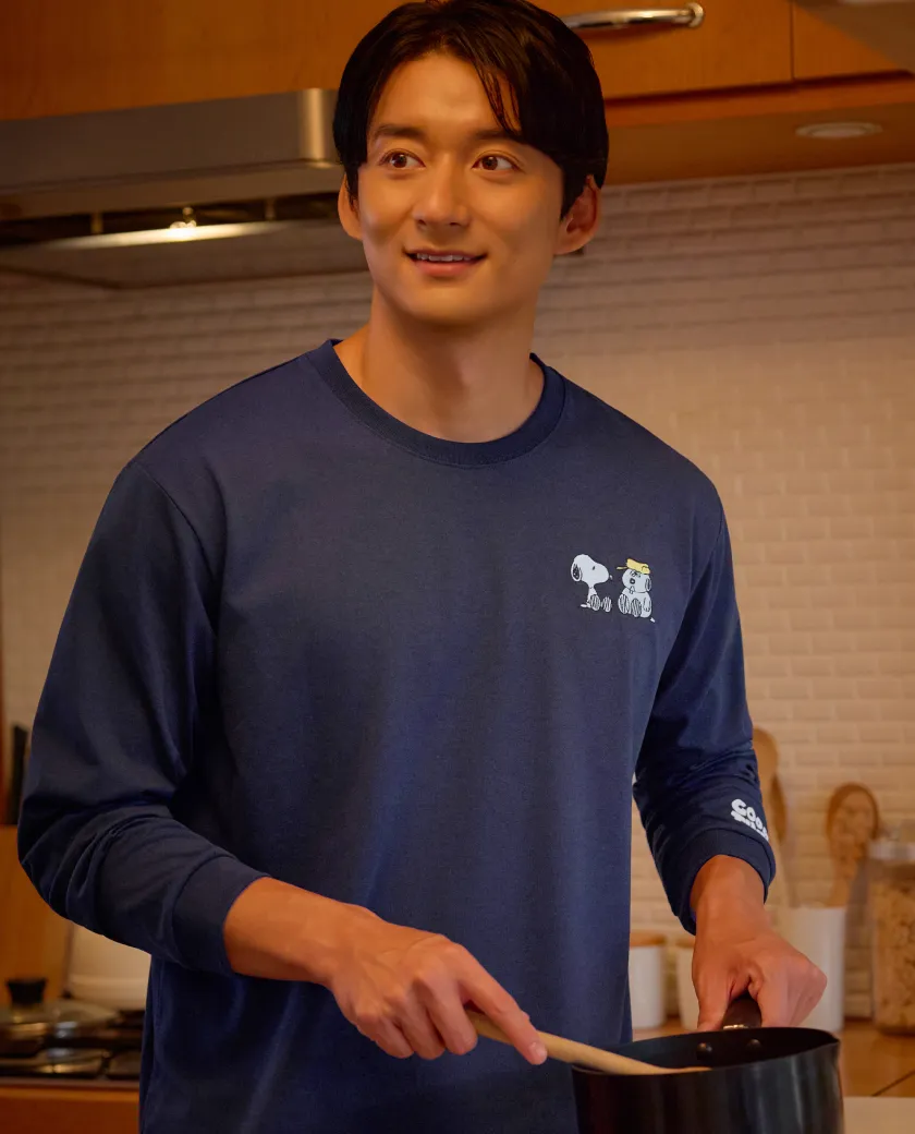 リカバリーウェア オールシーズンタイプ 長袖&ロングパンツ PEANUTSデザイン