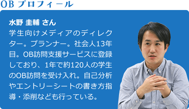 OBプロフィール 水野 圭輔 さん
