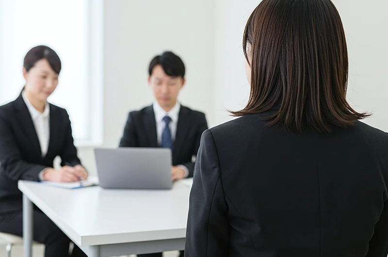 ノックをした後、着席するまでの流れ