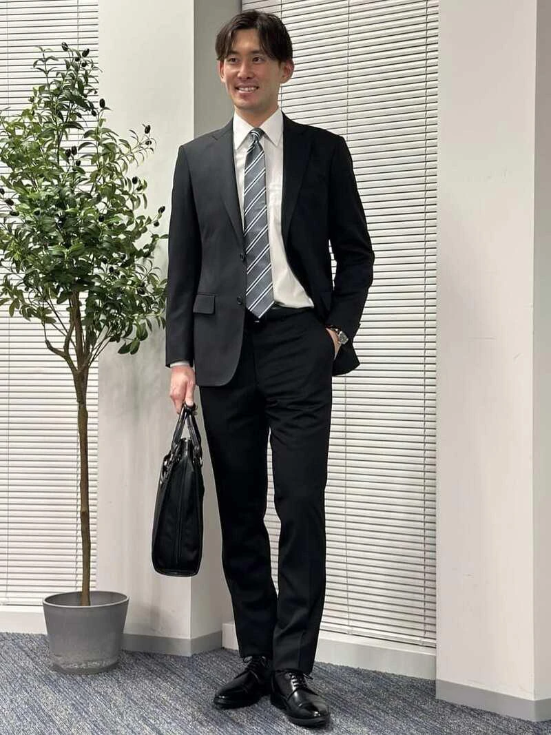 【スーツ】王道の好印象ビジネススタイル