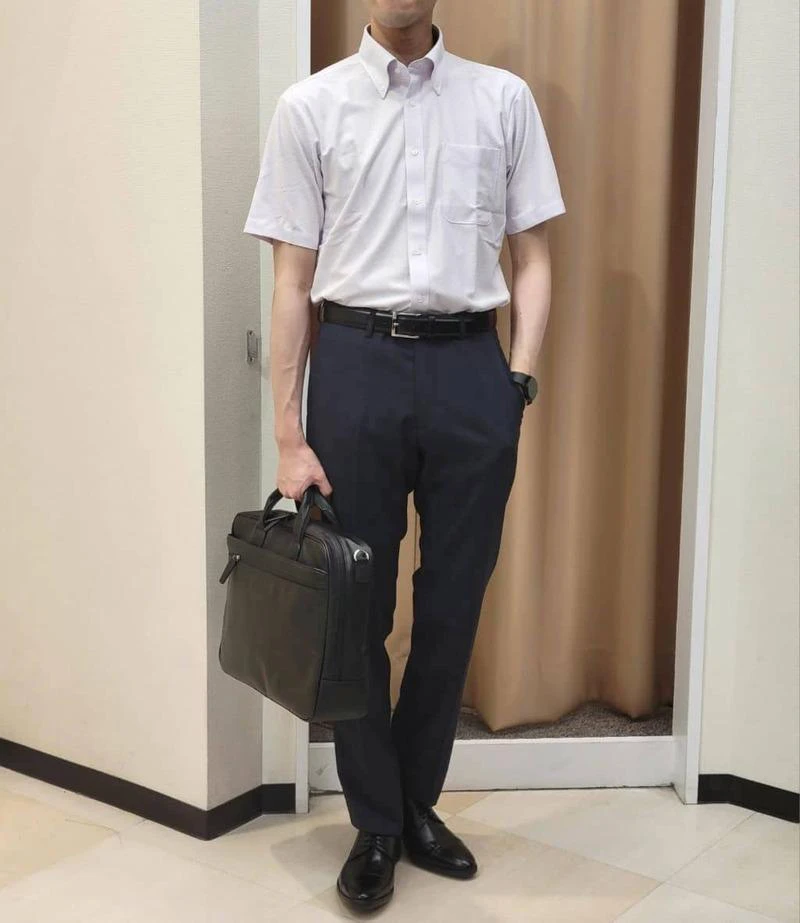 半袖シャツのクールビズコーデ
