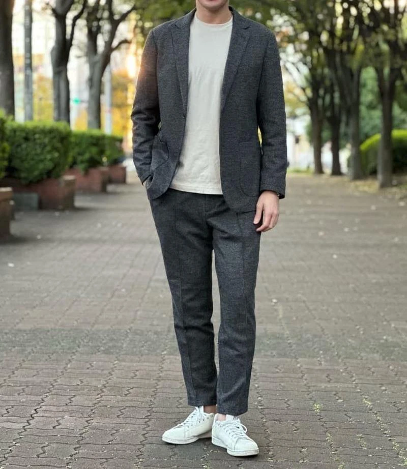 きちんと見えるセットアップコーデ