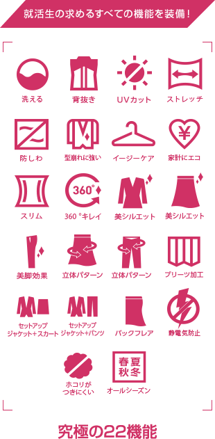究極の就活スーツ