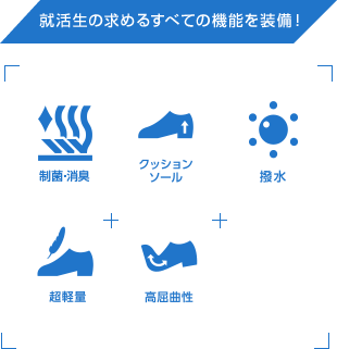 究極の就活シューズ