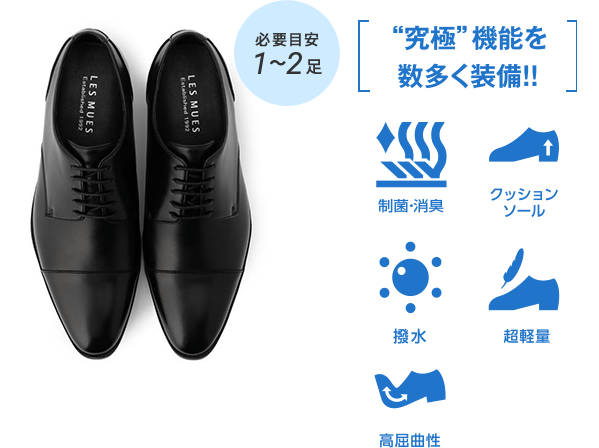 究極の就活シューズ