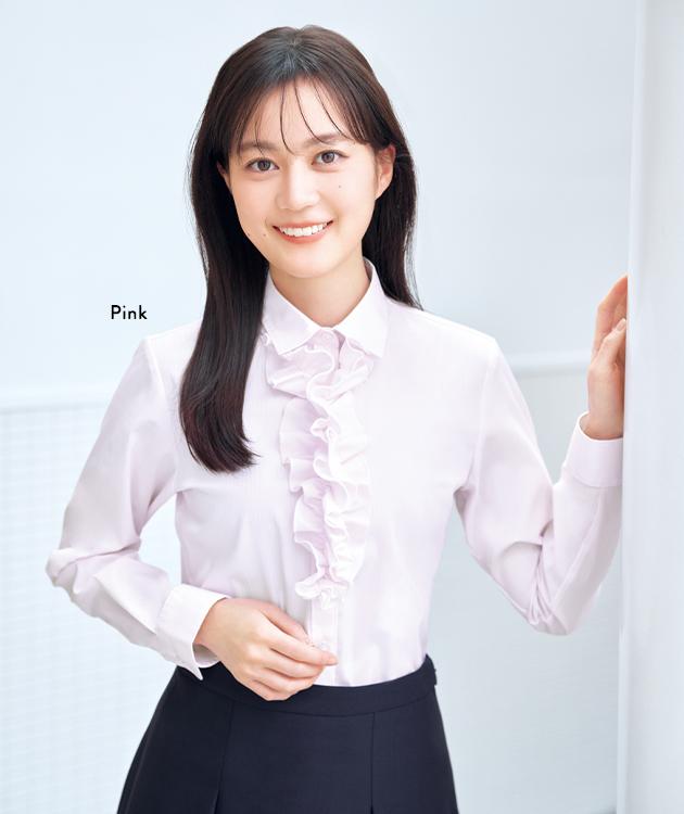 3WAYフリル＆リボンシャツ