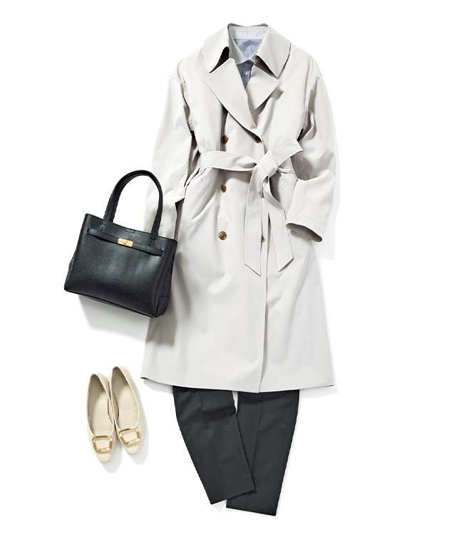 前を閉じれば美シルエット