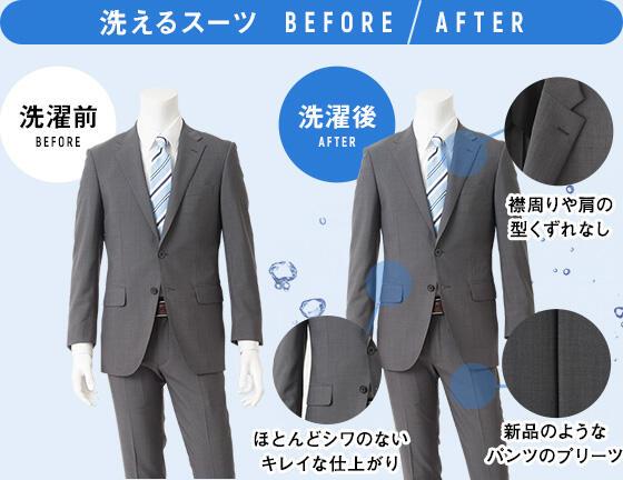 ほとんどシワのないキレイな仕上がり