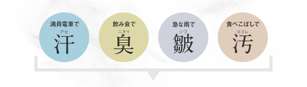 いつでも簡単に洗えるから、こんな時でも安心！