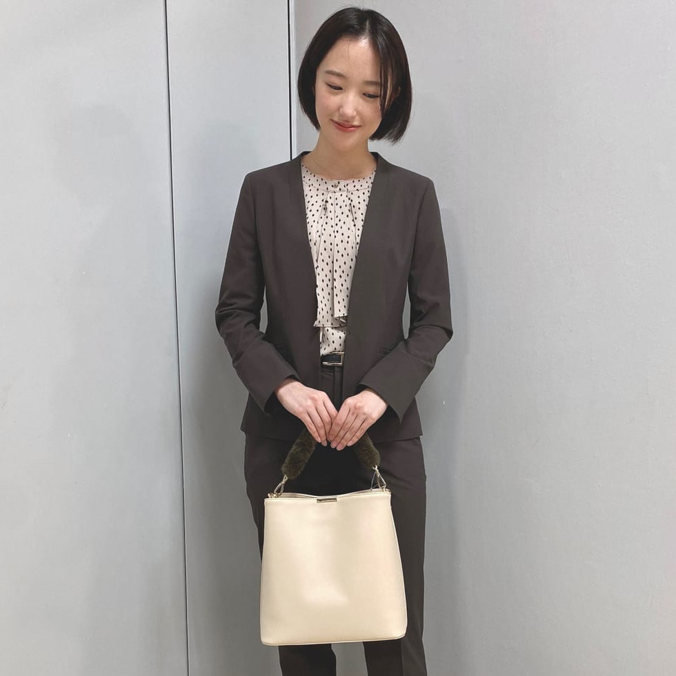 Mocha Brown No Collar Jacket