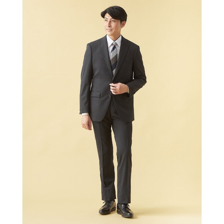 【BB8】 AOKI LES MUES 3XL 3ピース スーツ チャコール BB8】 AOKI LES MUES 3XL 3ピース スーツ チャコール