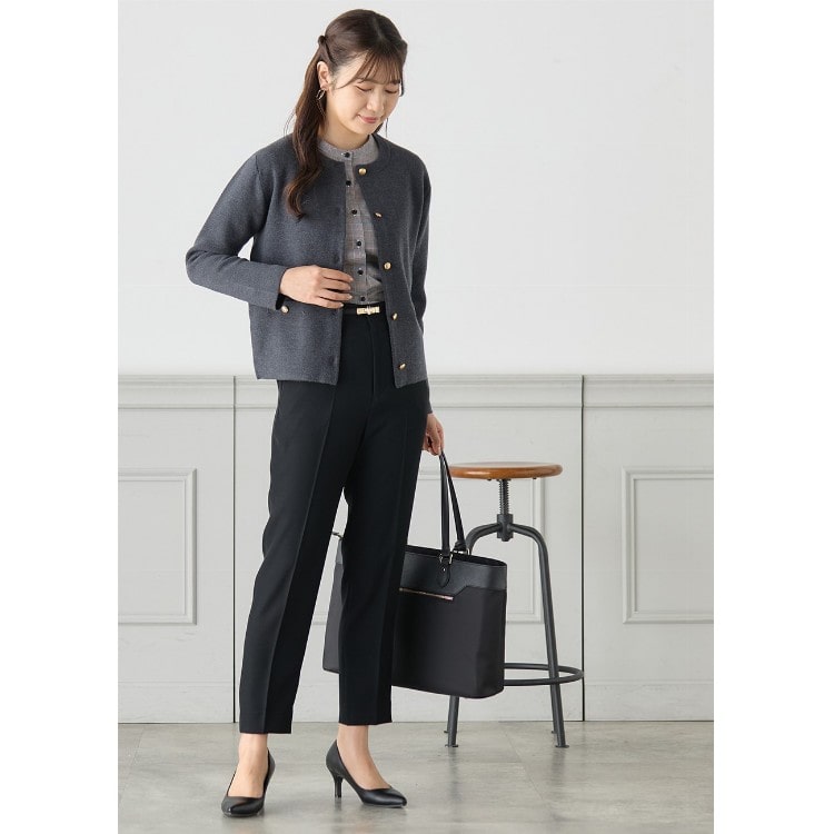 期間限定のお買い得商品 ≪Oggi10月号掲載≫ クルーネックニットジャケット【AOKI公式通販】 トップス