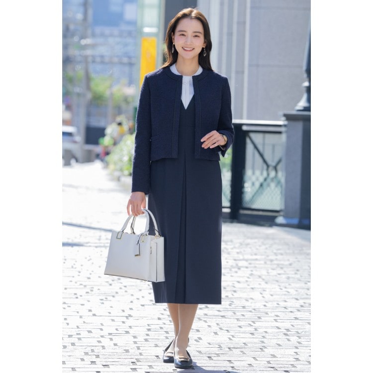 ≪Oggi4月号掲載≫ ツイルストレッチ ジャンパースカート