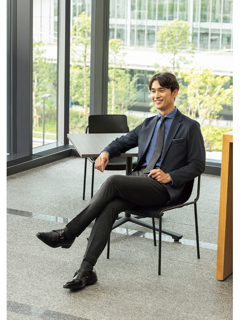 ⭐︎美品⭐︎ 【ビジネスから就活まで】定価70,290円_メンズスーツ_パンツ2本付 fss1-1.jpg