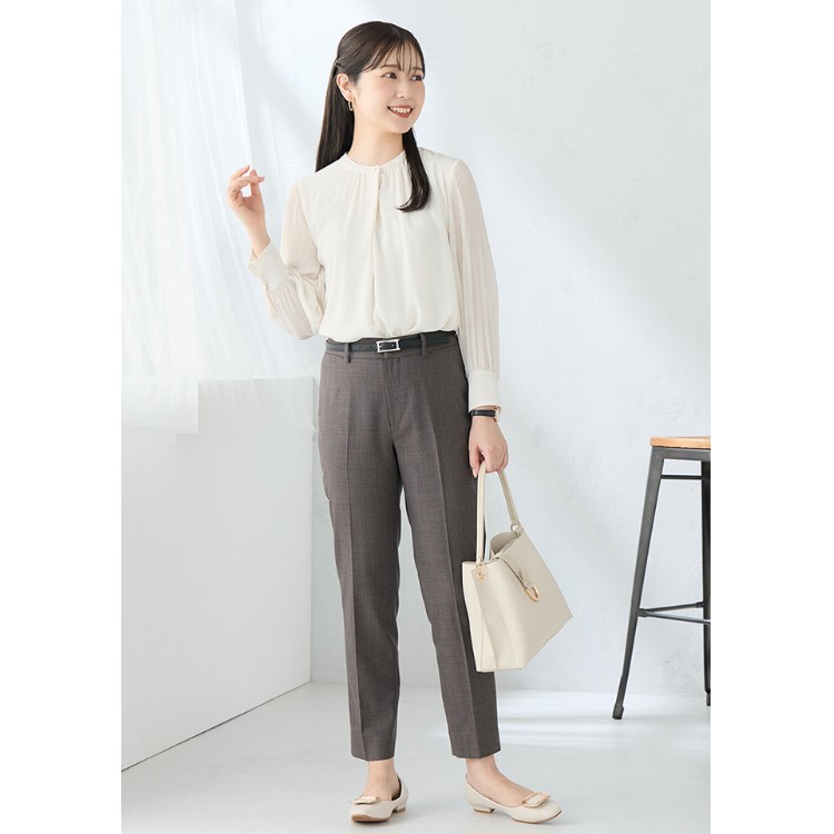 アオキ　洗えるキレイスーツ 紺 クロップドパンツ セットアップ着用可 特価】洗えるキレイスーツ 360°キレイ クロップドパンツ 紺