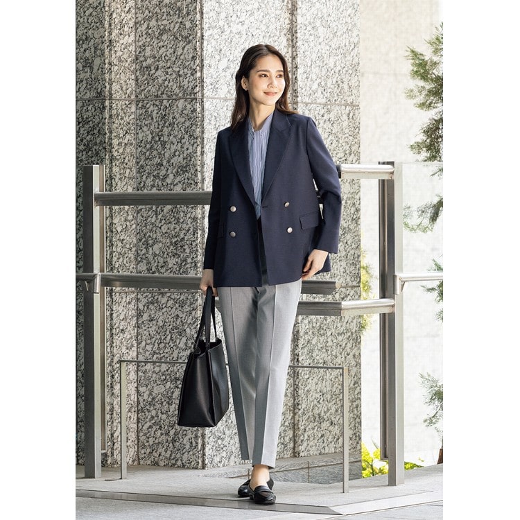 ≪Oggi.jp5月号掲載≫ 2.5cm幅 シルバーバックルスムースベルト【AOKI