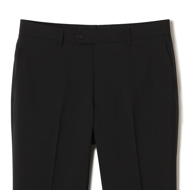 ビジネスから就活まで】黒無地 洗えるストレッチ 2パンツスーツ LES