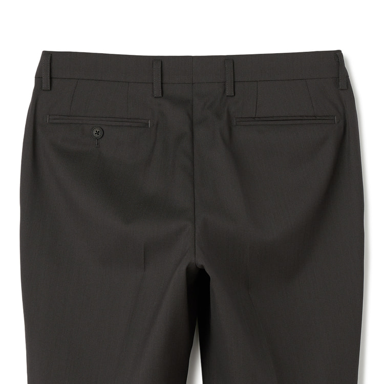 上質ストレッチスーツ ミディアムグレーピンヘッド MAJI スリム 別売